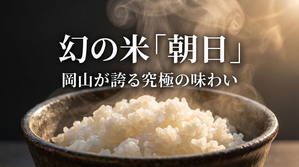 幻の米「朝日」 岡山が誇る究極の味わい