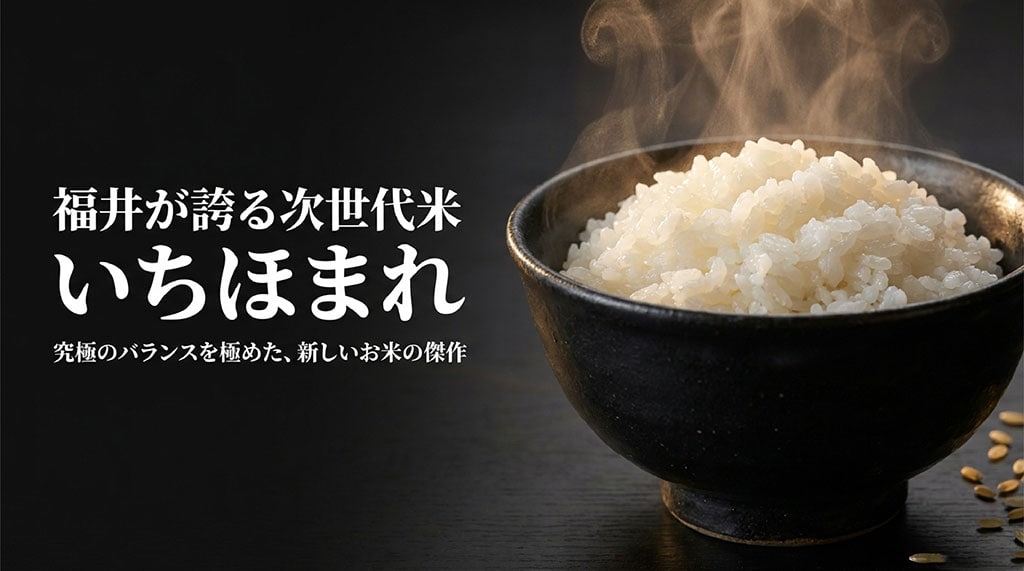究極のバランスを極めた福井の次世代米「いちほまれ」