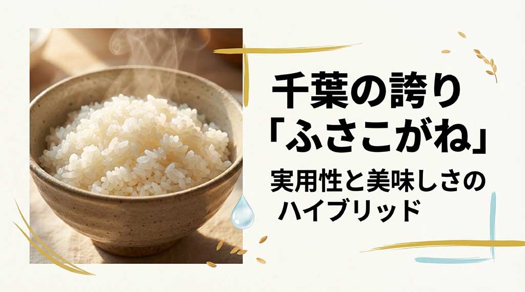 千葉の誇り「ふさこがね」実用性と美味しさのハイブリッド