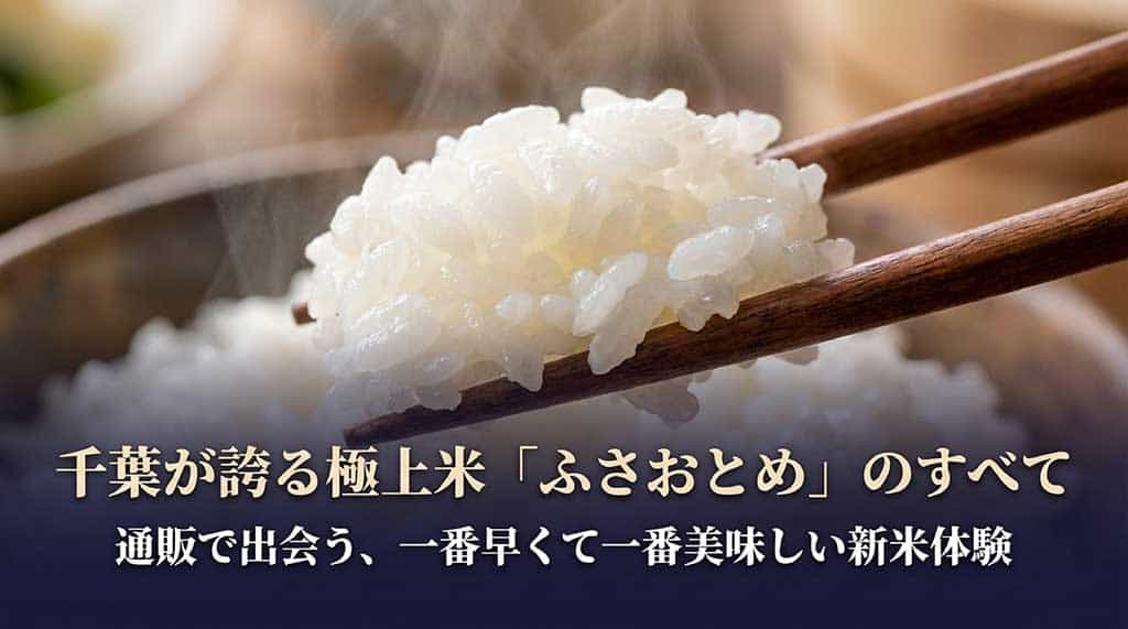 千葉県が誇る極上米ふさおとめの魅力を解説するスライドの表紙画像