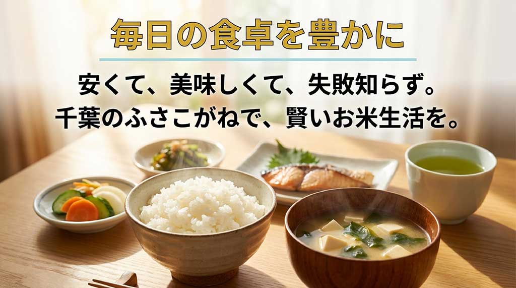千葉のふさこがねで豊かな食卓を