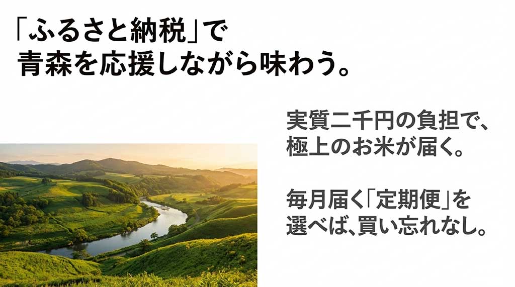 実質2,000円負担ではれわたりが届くことや便利な定期便のメリットを説明