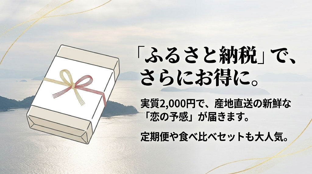 ふるさと納税を利用して産地直送の恋の予感を実質2000円でお得に手に入れる方法