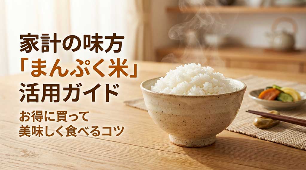 家計の味方「まんぷく米」活用ガイド、お得に買って美味しく食べるコツ