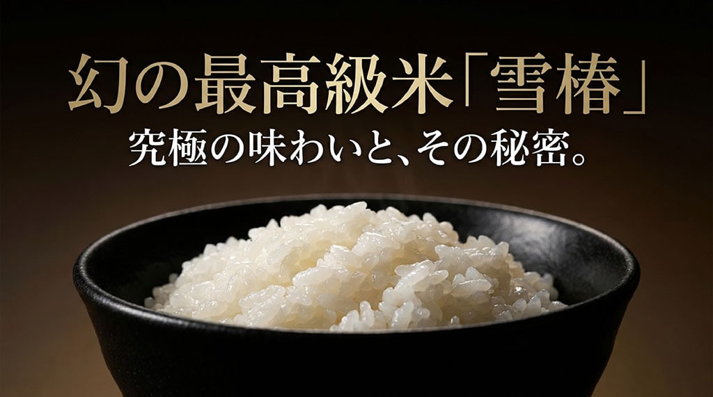 幻の最高級米「雪椿」究極の味わいとその秘密