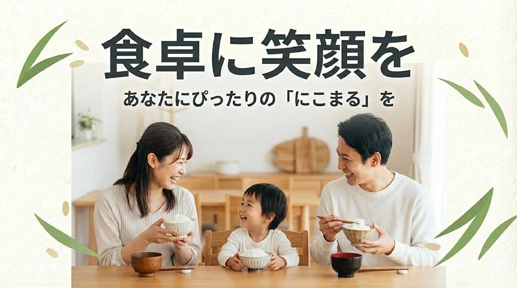 食卓に笑顔を。あなたにぴったりのにこまるを