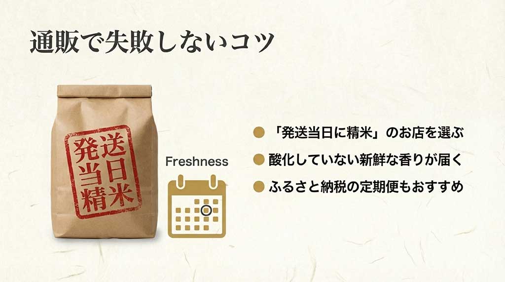 発送当日精米の重要性と、ふるさと納税定期便の活用メリット